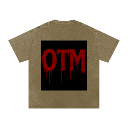 Acid Wash Oversize T-Shirt - 250 GSM