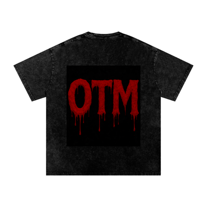 Acid Wash Oversize T-Shirt - 250 GSM