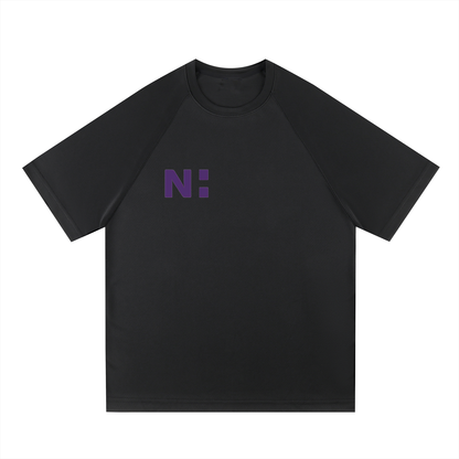Raglan Sleeve Mesh T-Shirt