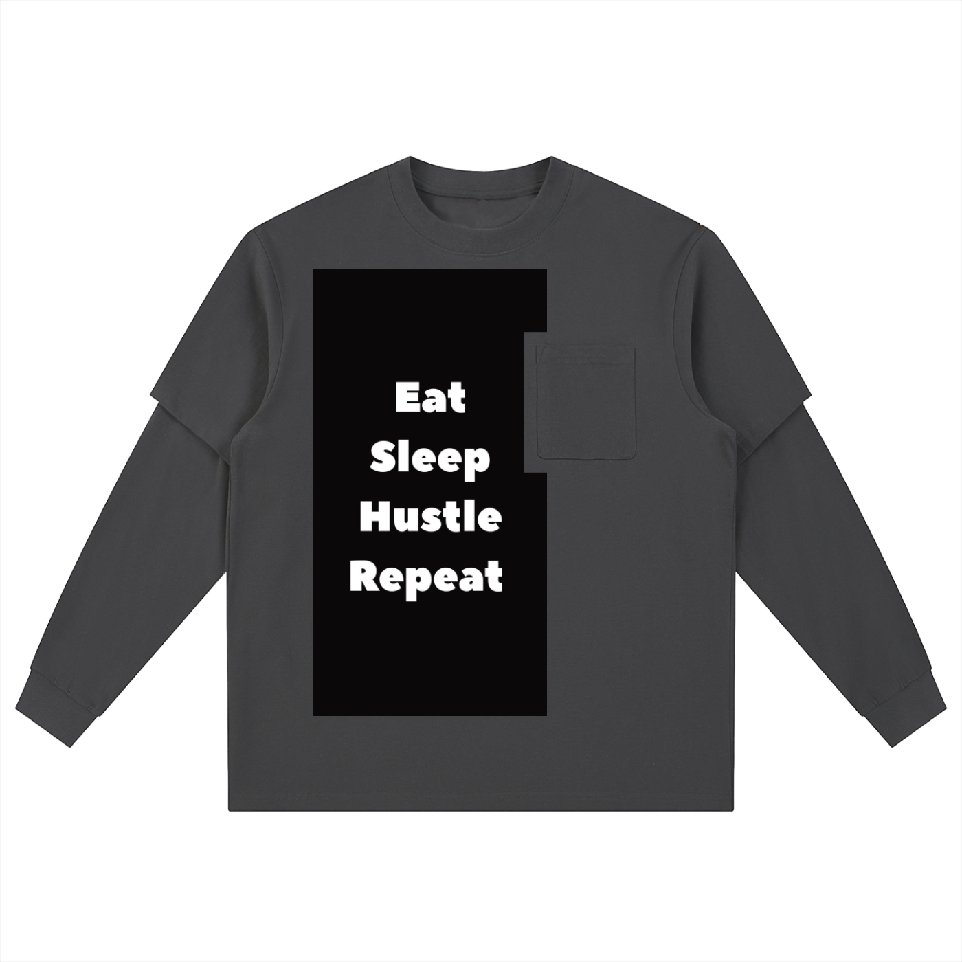 Layered Long Sleeve Oversized Tee