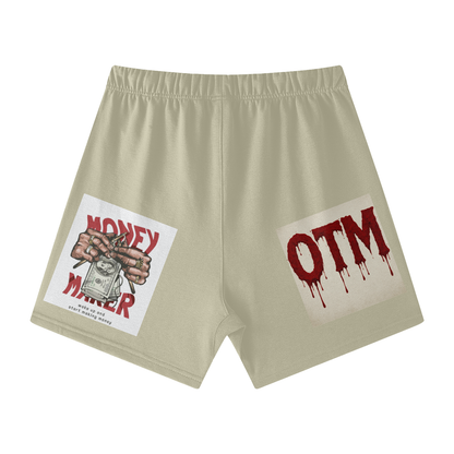 Streetwear Unisex Heavyweight Earth Tone Loose Fit FOG 100% Cotton Shorts