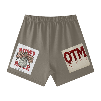 Streetwear Unisex Heavyweight Earth Tone Loose Fit FOG 100% Cotton Shorts
