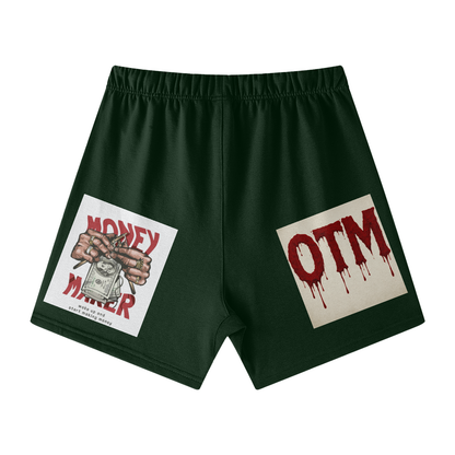 Streetwear Unisex Heavyweight Earth Tone Loose Fit FOG 100% Cotton Shorts