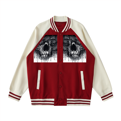 Premium Two-Tone Raglan Varsity Jacket - Unisex Streetwear