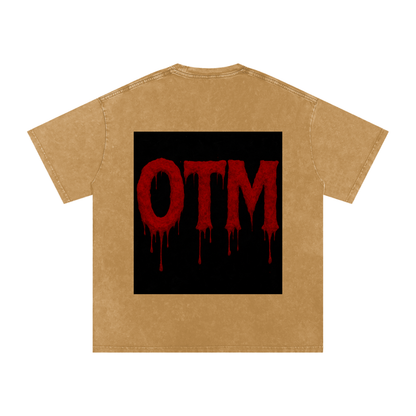 Acid Wash Oversize T-Shirt - 250 GSM