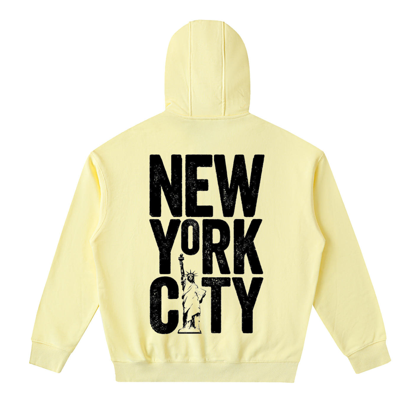Drop-Shoulder Zip Up Hoodie