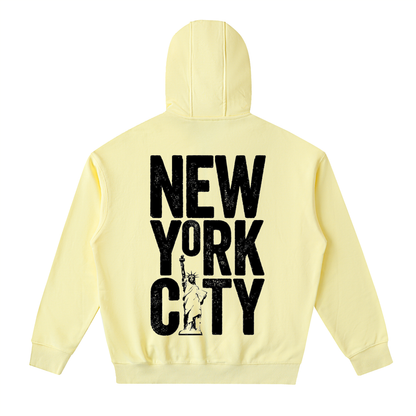 Drop-Shoulder Zip Up Hoodie