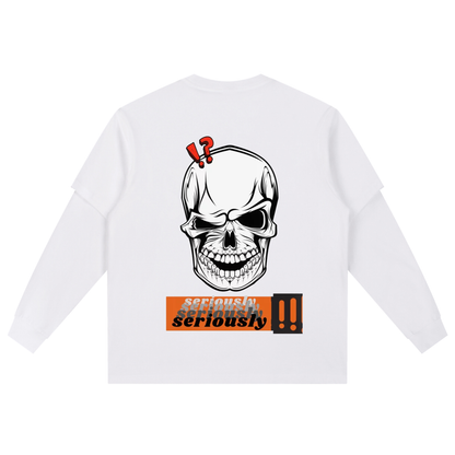 Layered Long Sleeve Oversized Tee