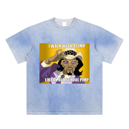 Sun Fade Hand-Painted T-Shirt