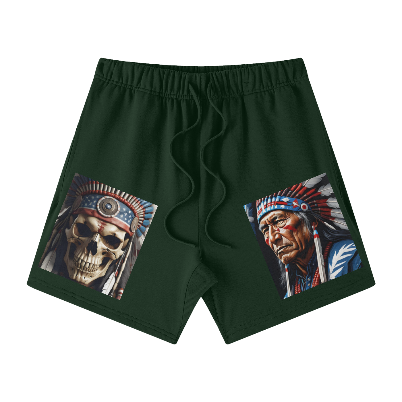 Streetwear Unisex Heavyweight Earth Tone Loose Fit FOG 100% Cotton Shorts