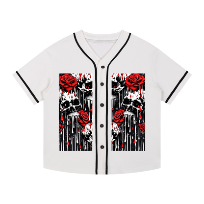 Contrast Piped Button-Up Jersey