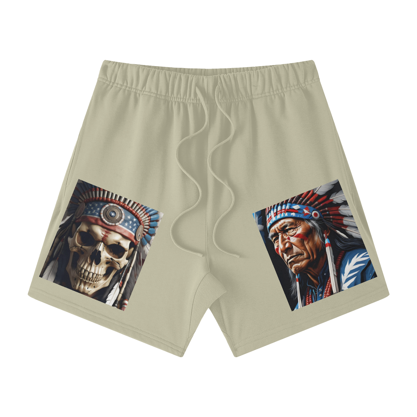Streetwear Unisex Heavyweight Earth Tone Loose Fit FOG 100% Cotton Shorts