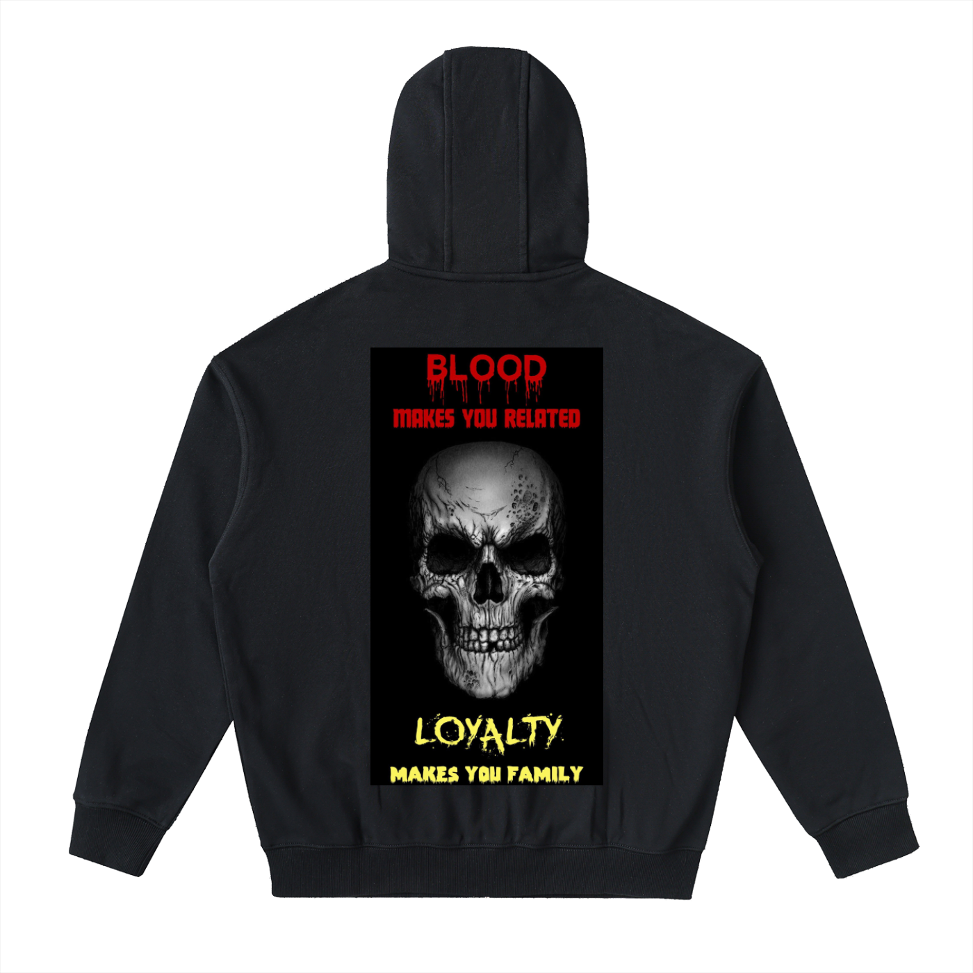 Drop-Shoulder Zip Up Hoodie - Relaxed Fit Streetwear
