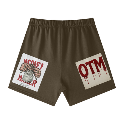 Streetwear Unisex Heavyweight Earth Tone Loose Fit FOG 100% Cotton Shorts