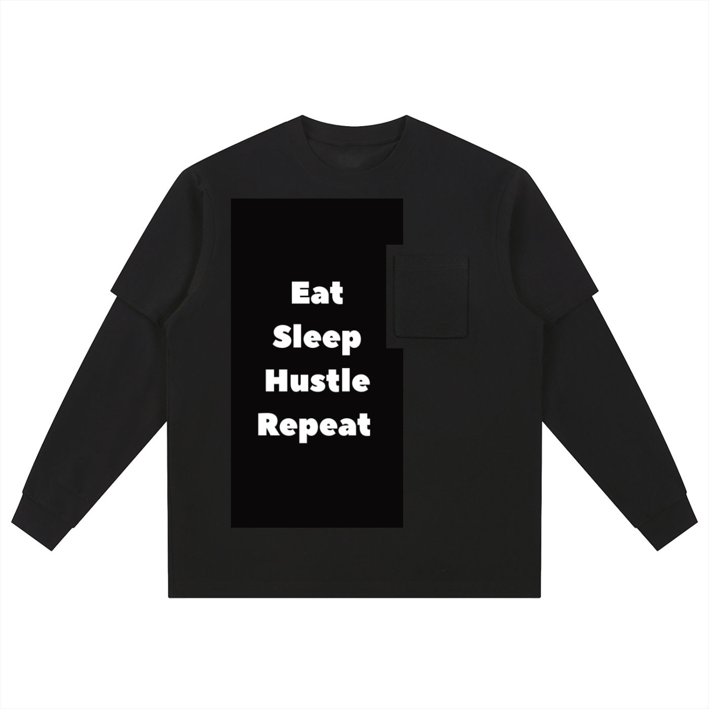 Layered Long Sleeve Oversized Tee