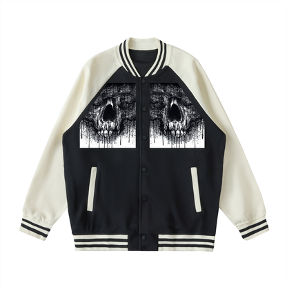 Premium Two-Tone Raglan Varsity Jacket - Unisex Streetwear