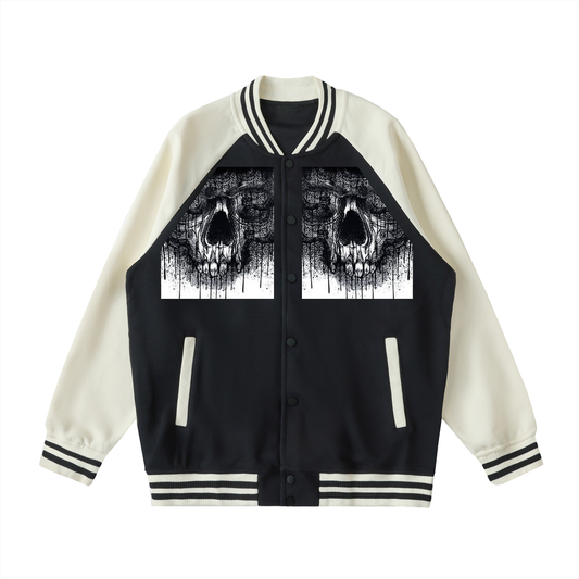 Premium Two-Tone Raglan Varsity Jacket - Unisex Streetwear