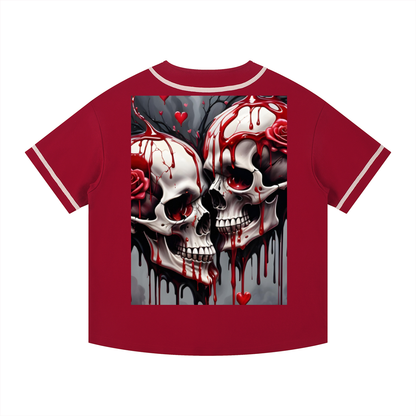Contrast Piped Button-Up Jersey
