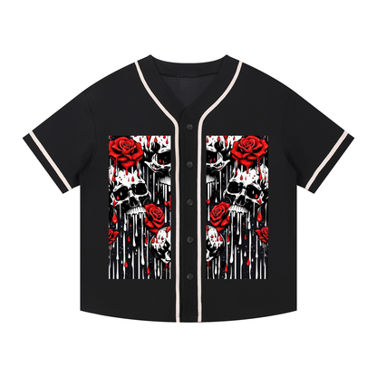Contrast Piped Button-Up Jersey