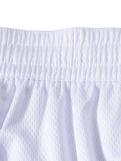 Classic Stripe Trim Basketball Shorts - Athletic Performance