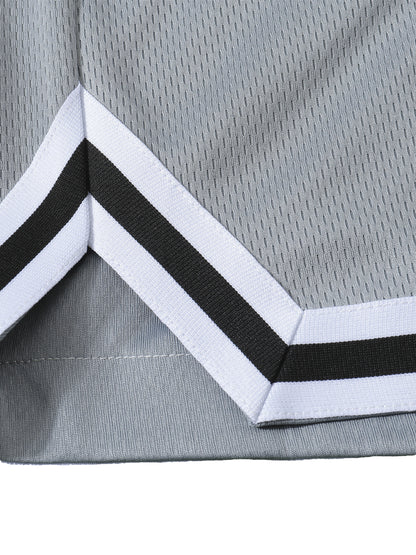 Classic Stripe Trim Basketball Shorts - Athletic Performance