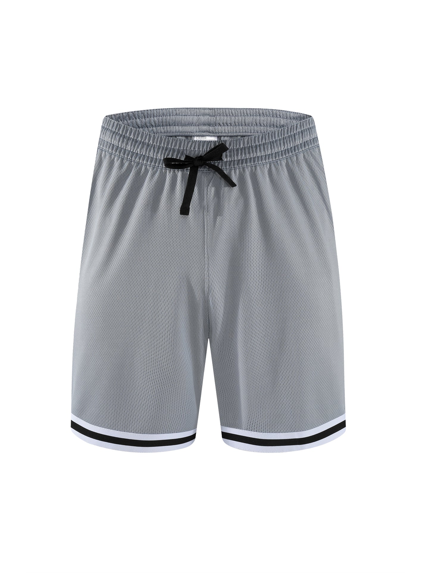 Classic Stripe Trim Basketball Shorts - Athletic Performance