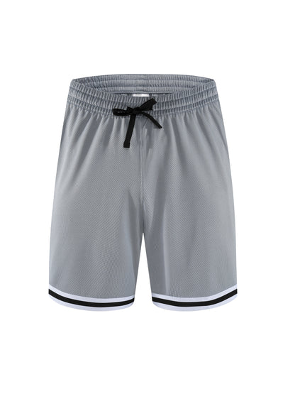 Classic Stripe Trim Basketball Shorts - Athletic Performance