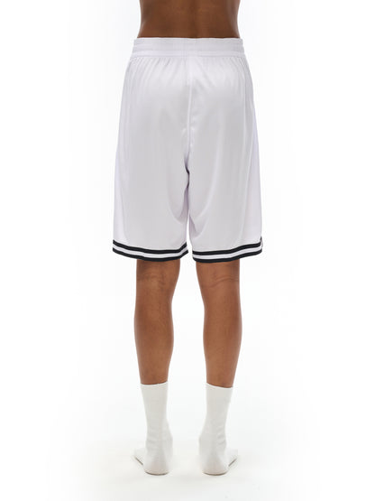 Classic Stripe Trim Basketball Shorts - Athletic Performance